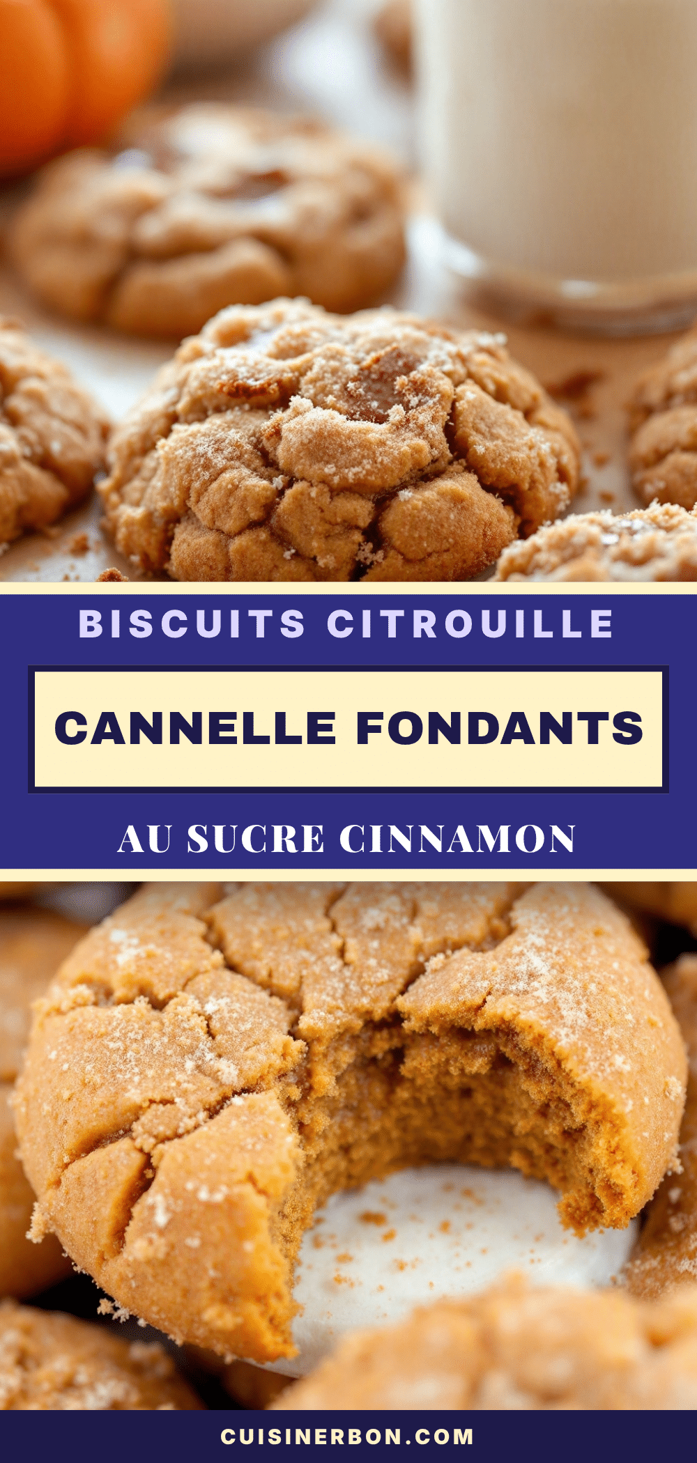 biscuits citrouille cannelle fondants et moelleux recipe