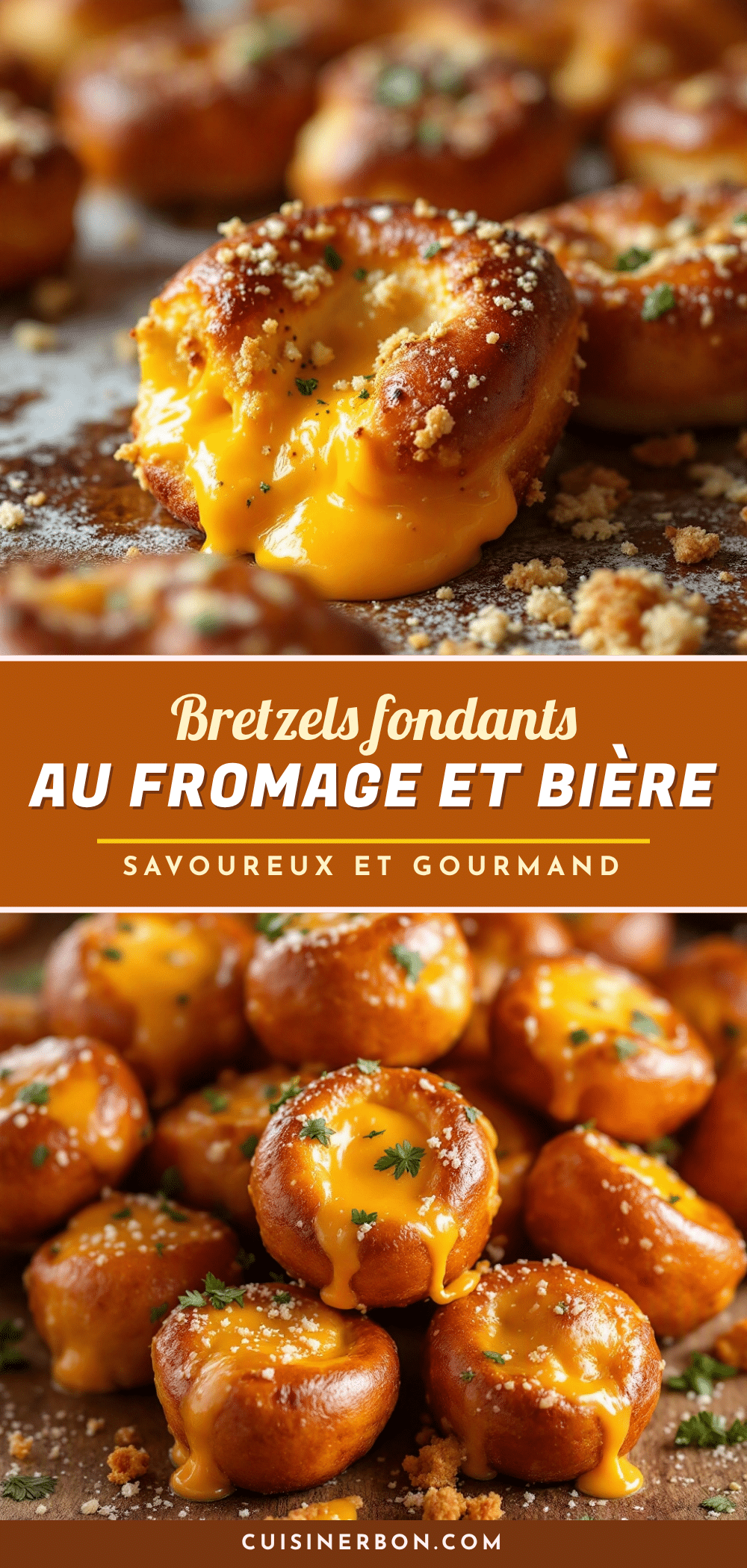 bretzels fondants bière et fromage recipe