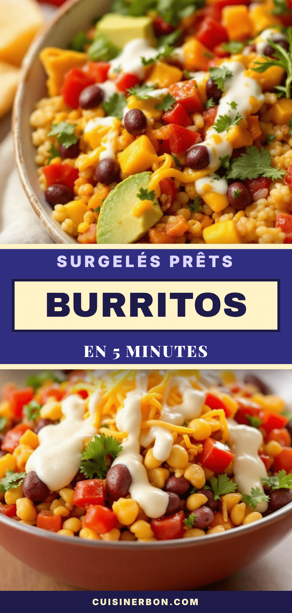 burritos faciles aux haricots et fromage à congeler recipe