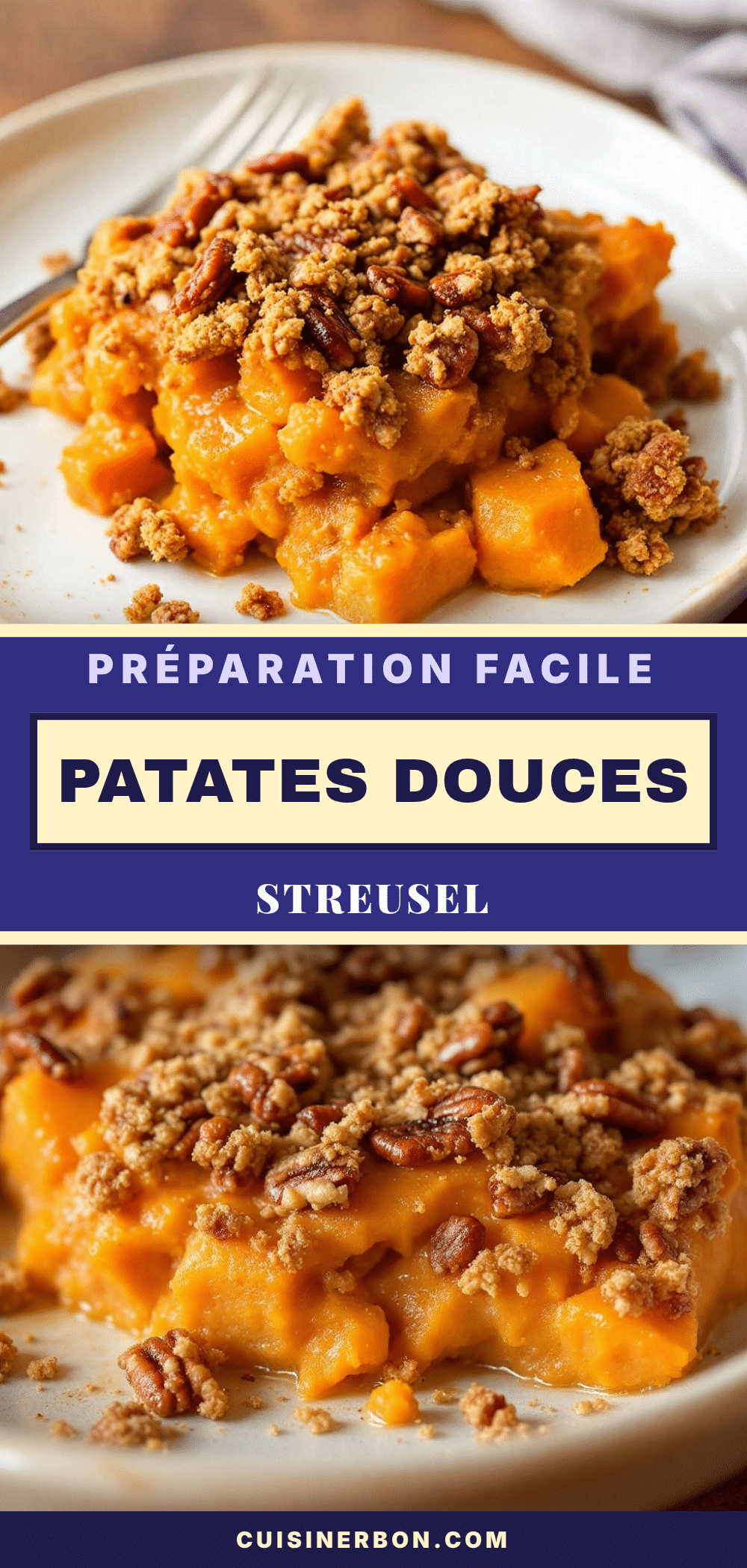 casserole de patates douces au streusel aux noix recipe