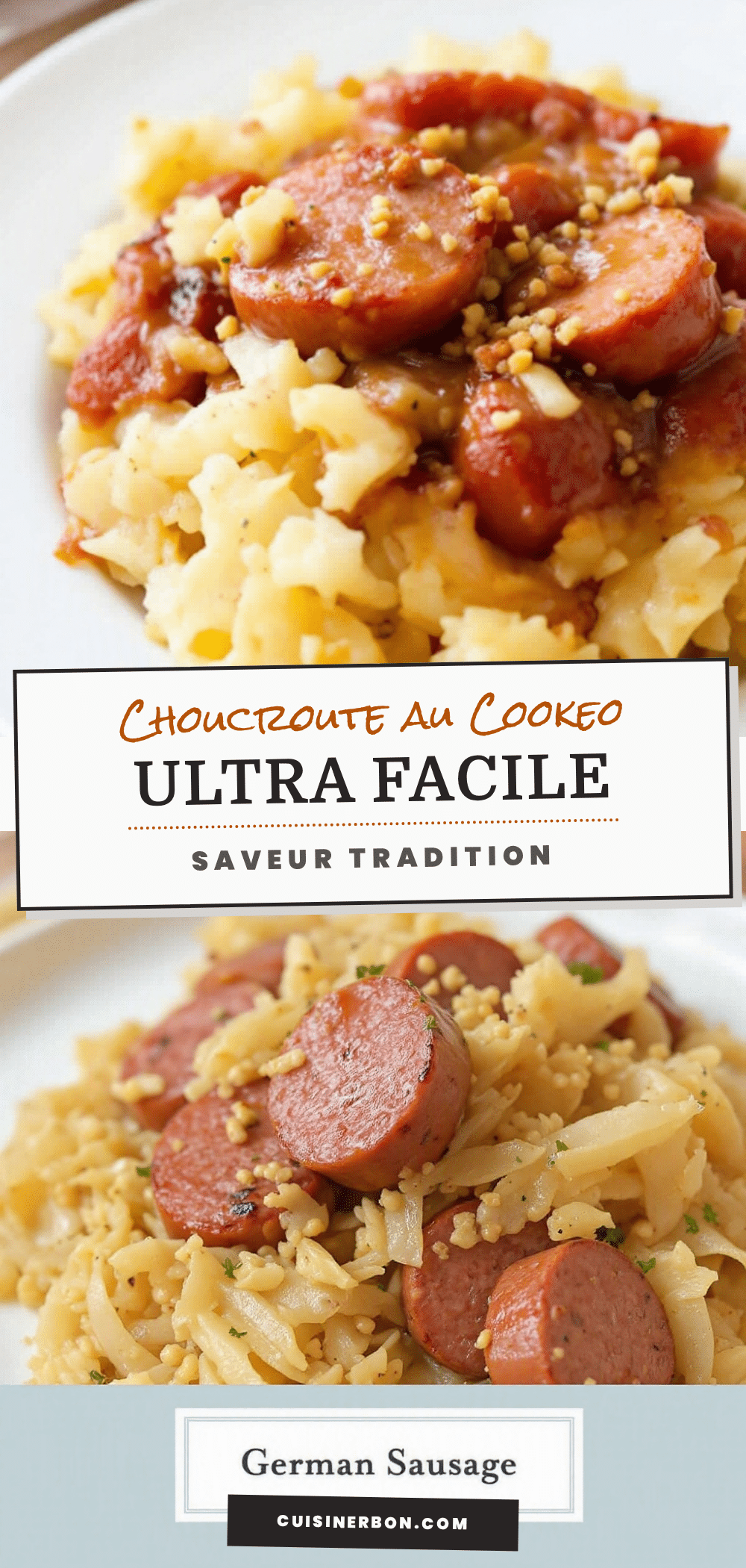 choucroute au cookeo avec saucisses allemandes recipe