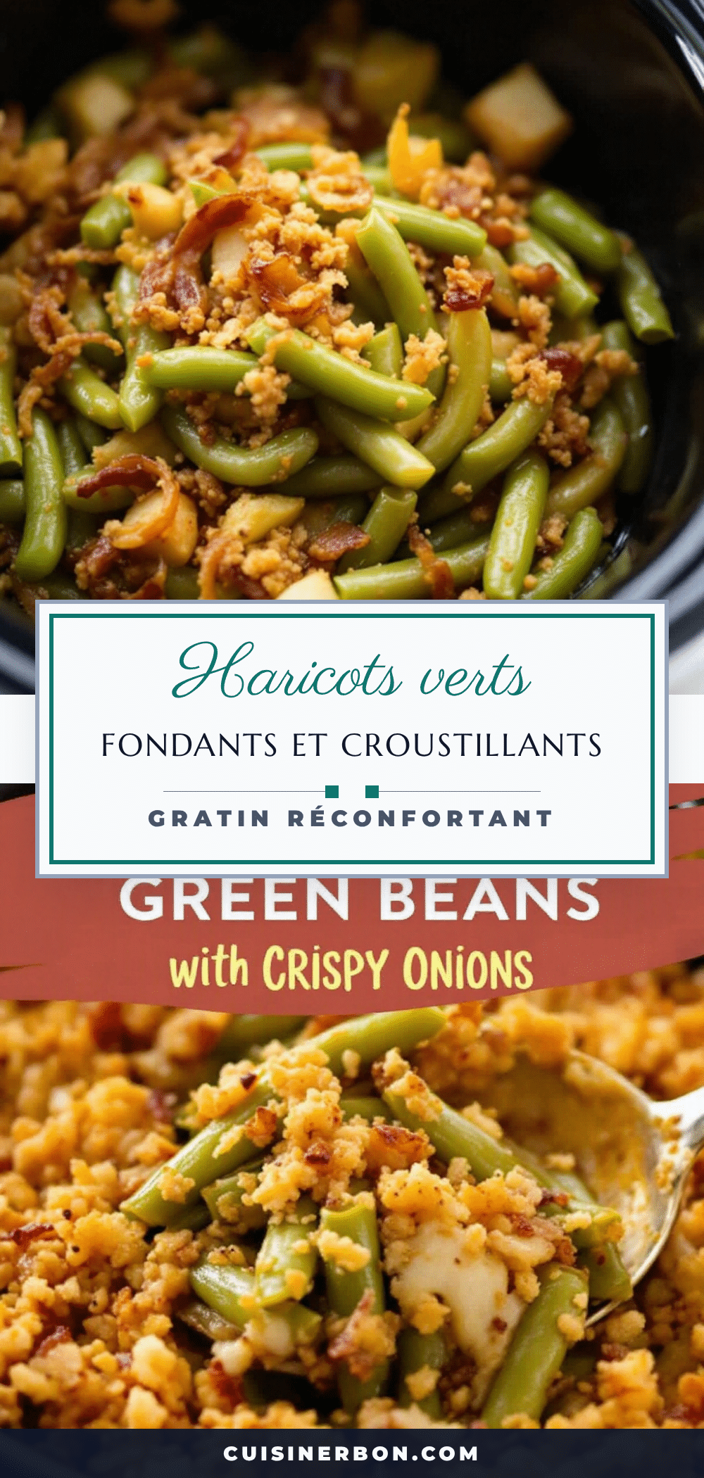 cocotte de haricots verts crémeuse à la mijoteuse recipe