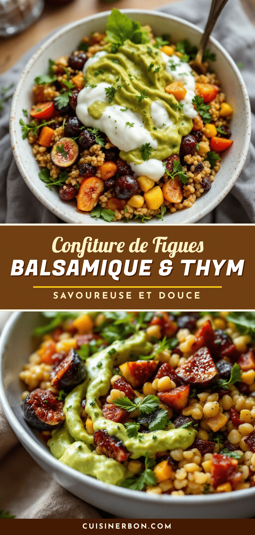 Confiture de figues balsamique thym recipe