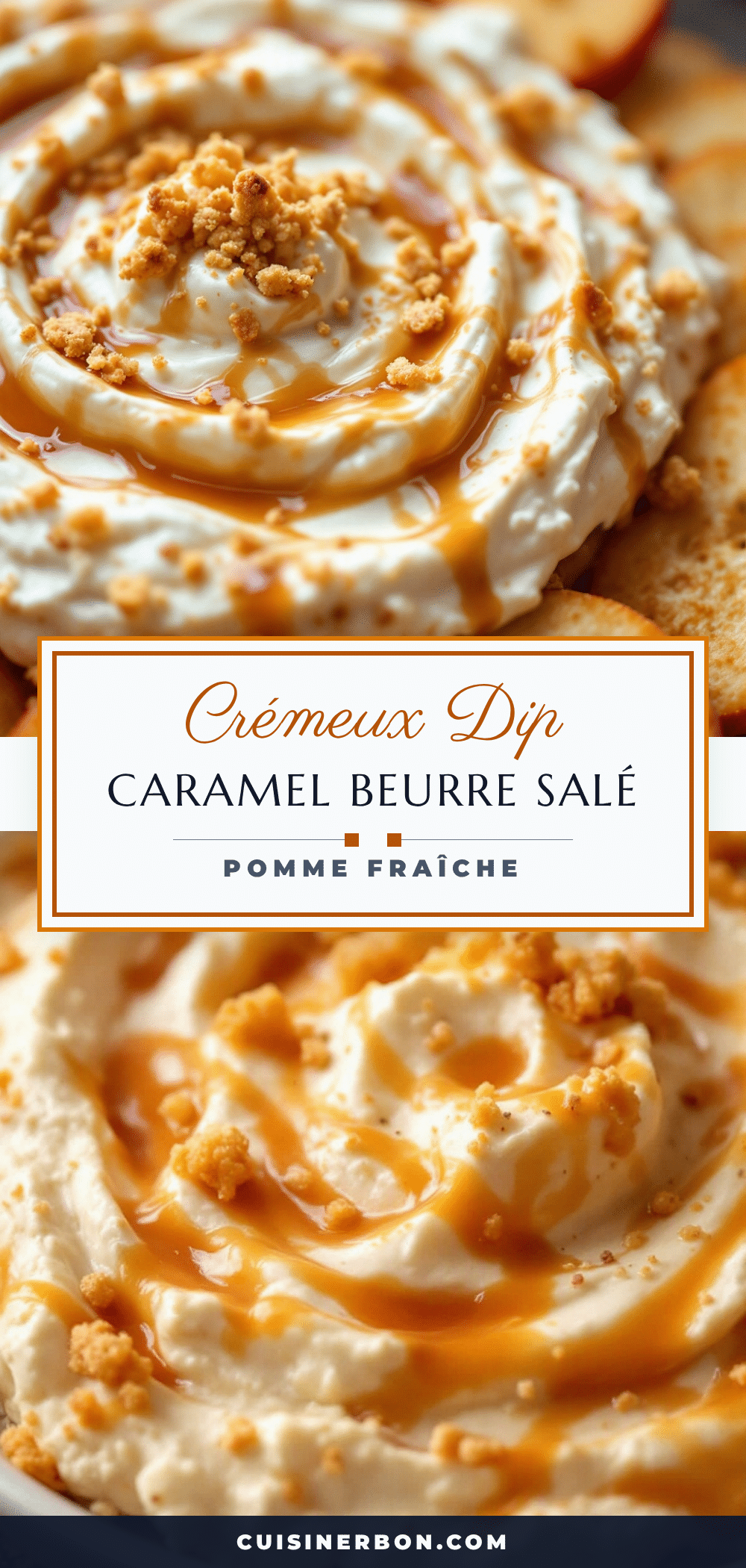 crémeux dip caramel beurre salé aux pommes recipe