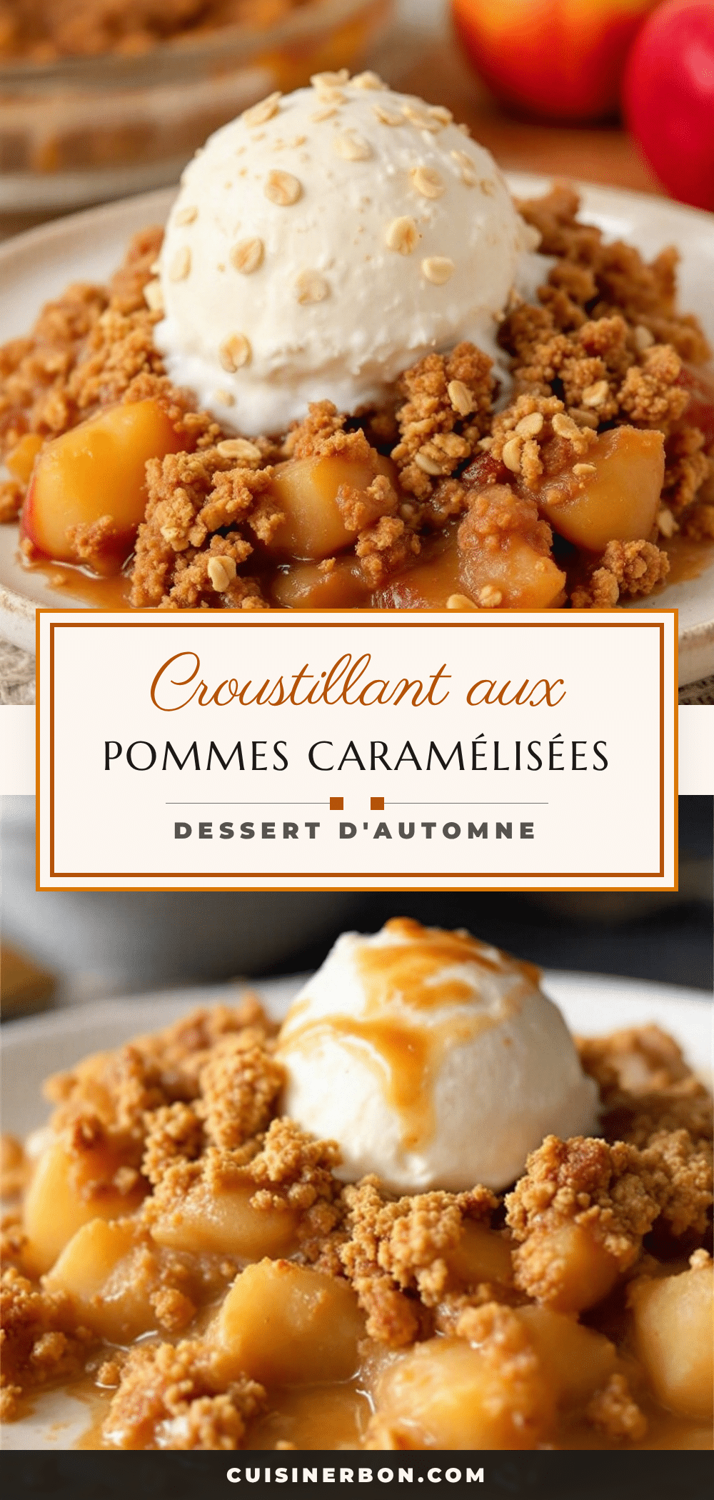 croustillant aux pommes caramélisées parfait recipe