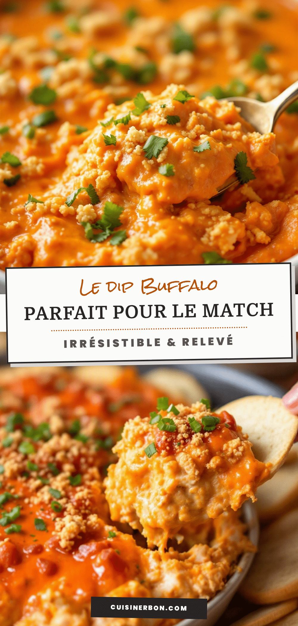 dip Buffalo au poulet recipe