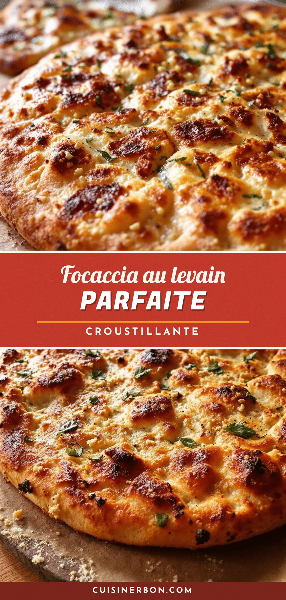 focaccia au levain parfaite et croustillante recipe