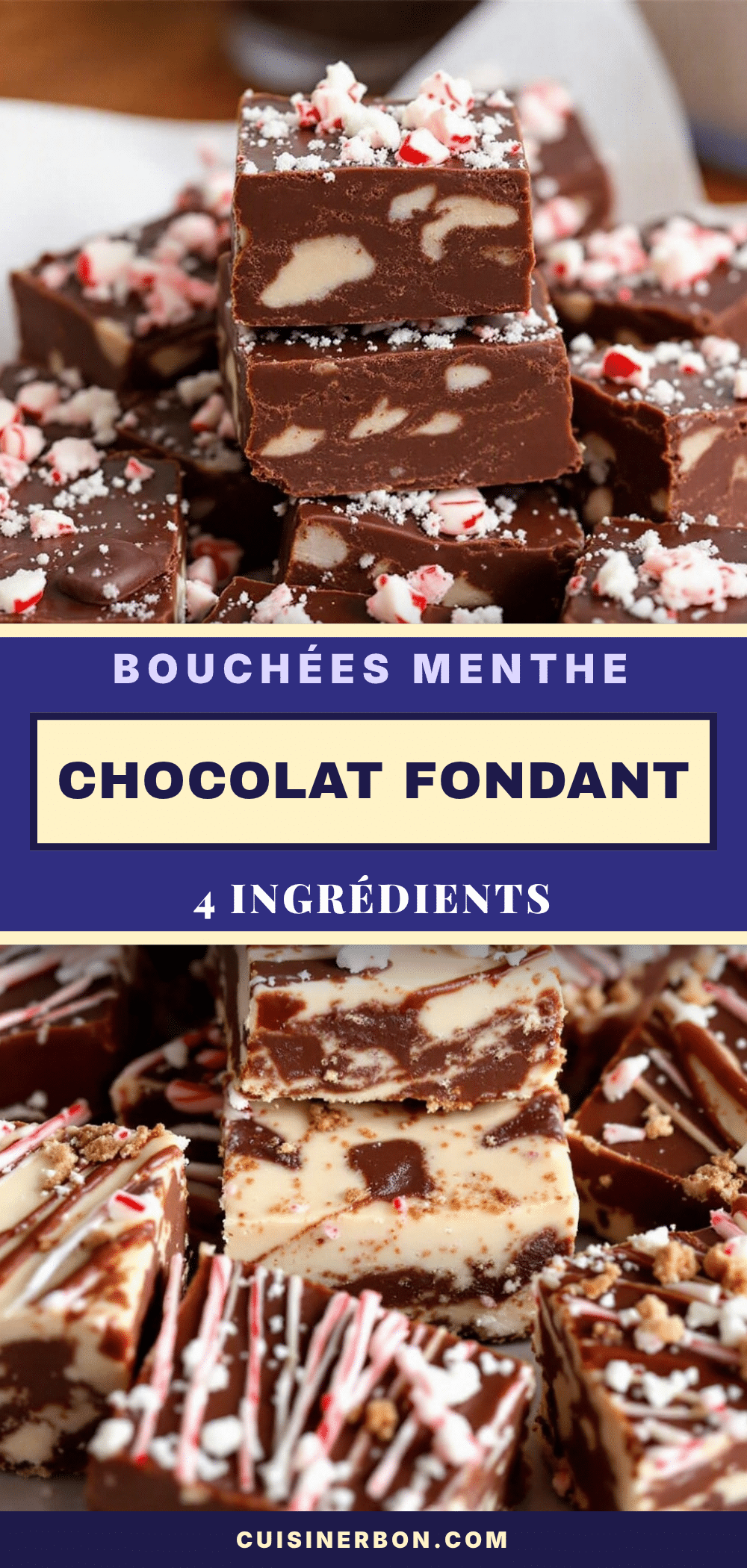 fondant menthe chocolat facile 4 ingrédients recipe