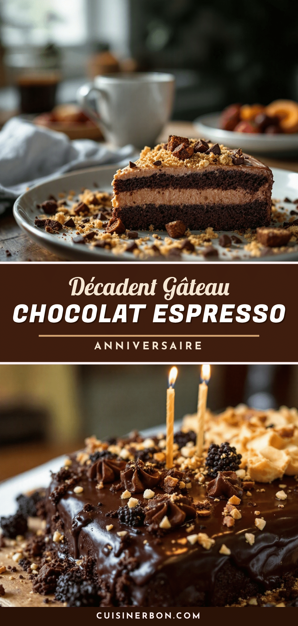 gâteau chocolat espresso anniversaire vierge recipe