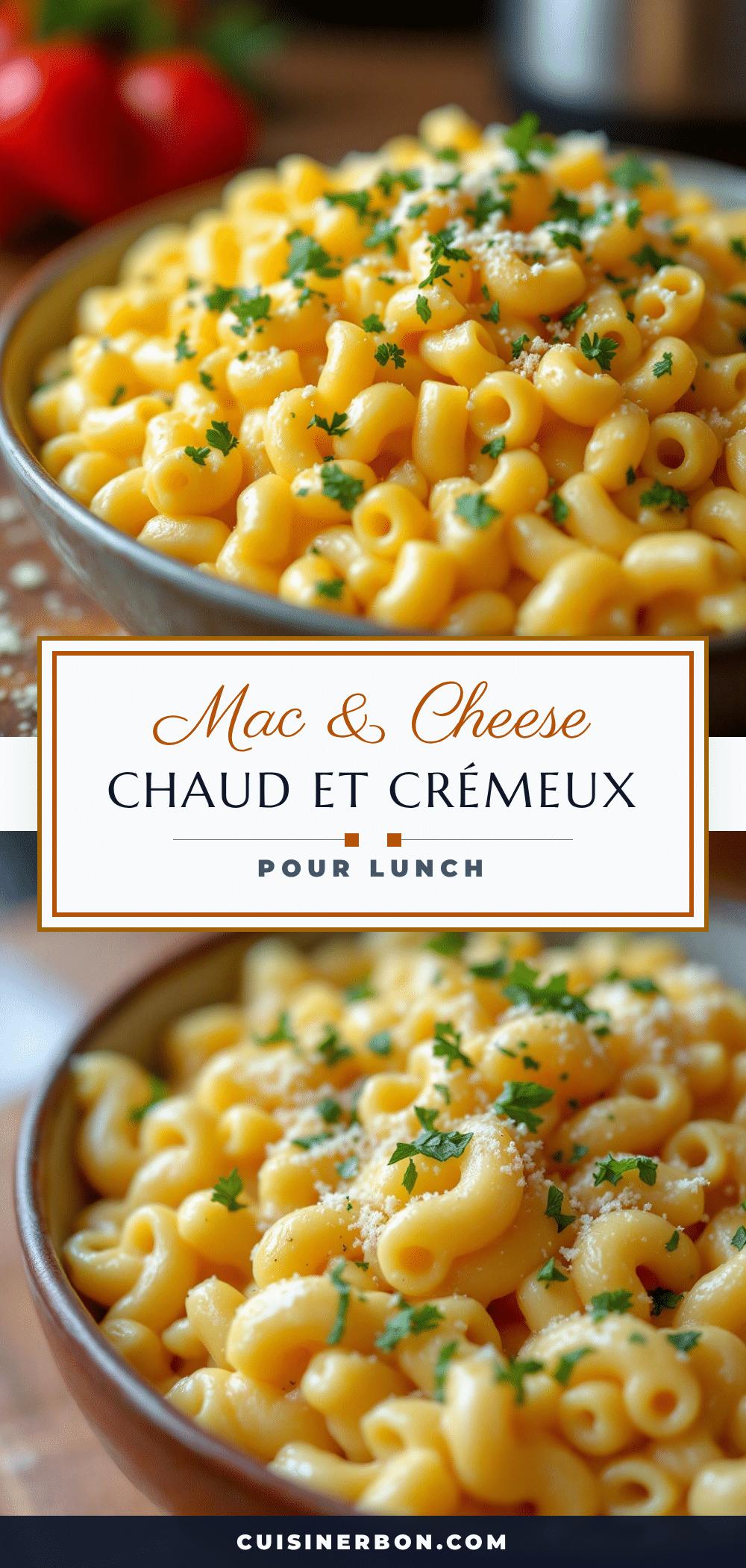 mac & cheese crémeux parfait pour lunch scolaire recipe