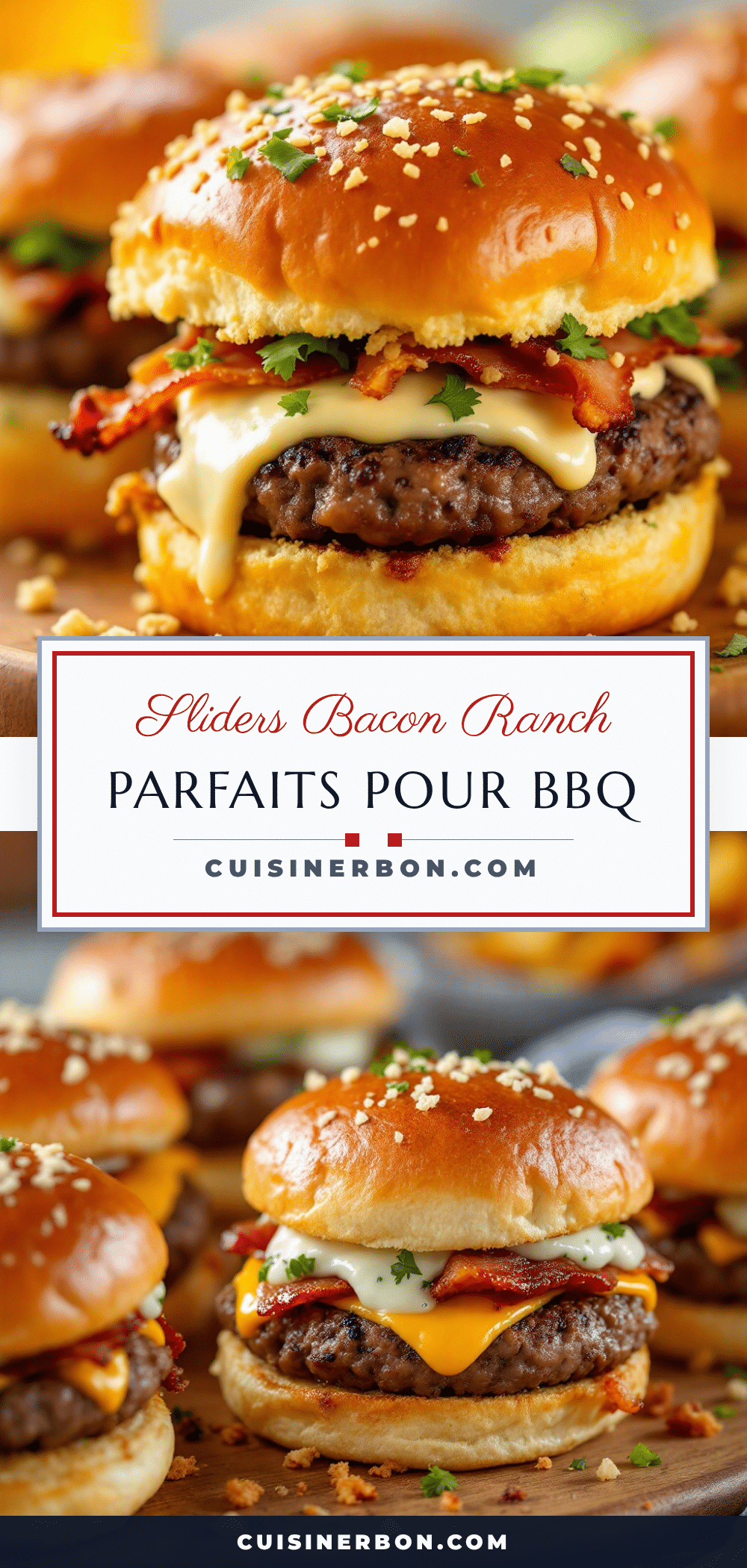 meilleurs sliders bacon ranch pour bbq fête du travail recipe