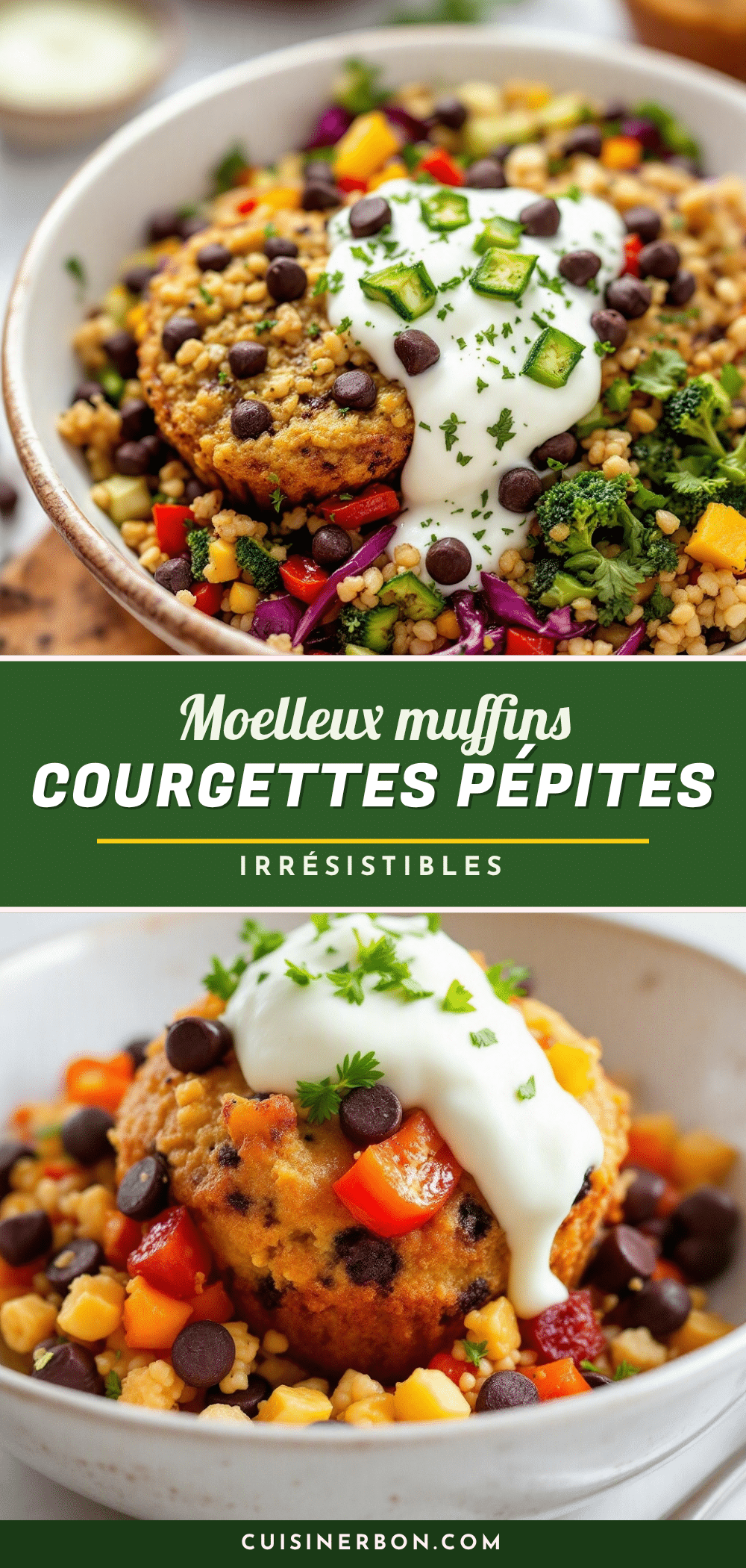 muffins courgettes chocolat recipe
