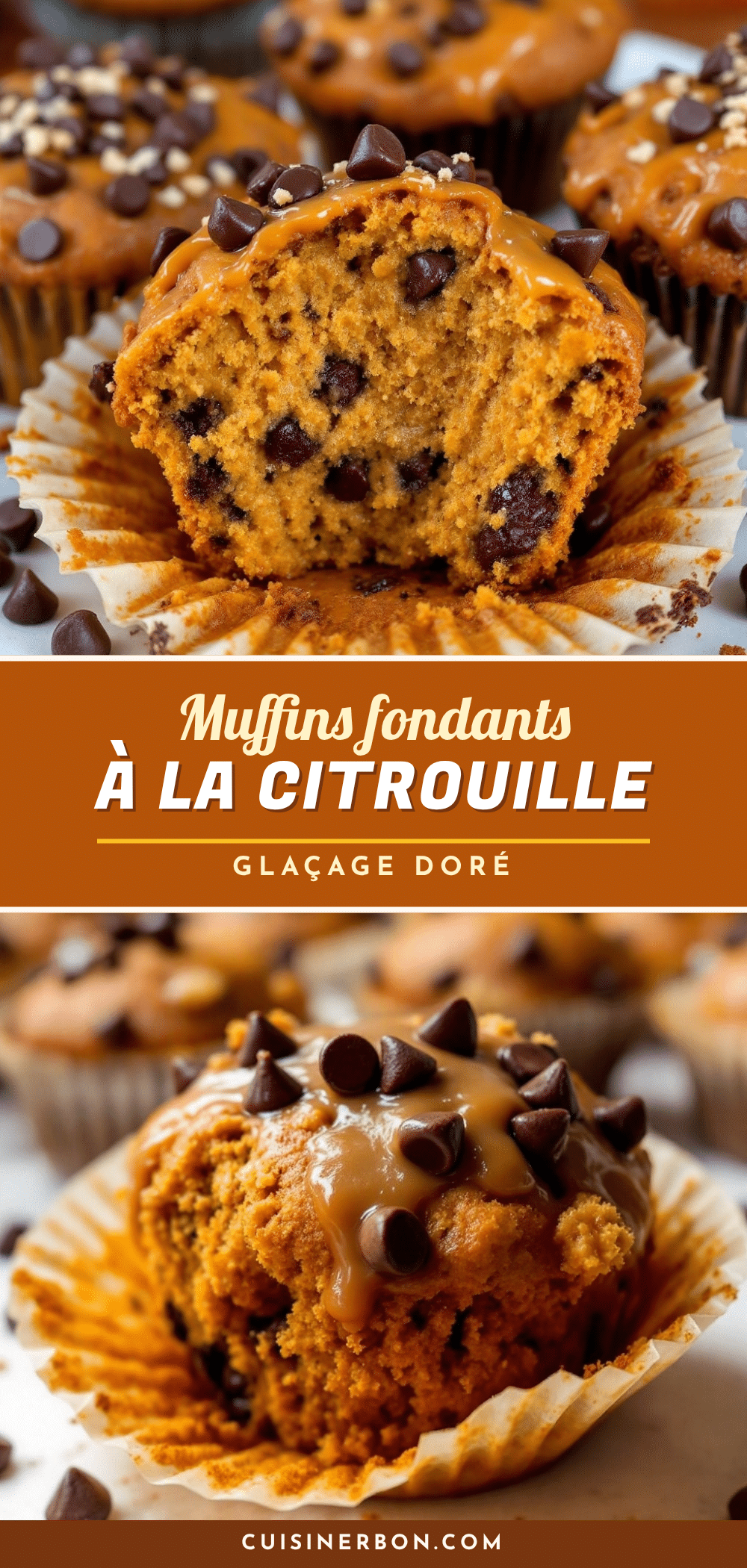 muffins fondants à la citrouille recipe