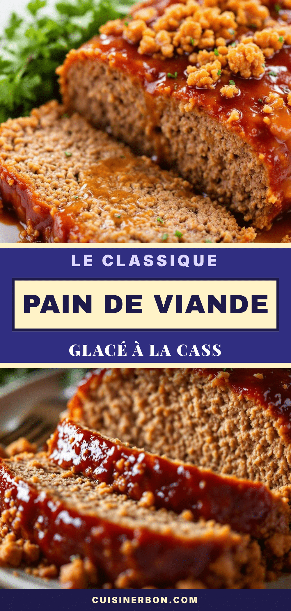 pain de viande classique à la glace à la cassonade recipe