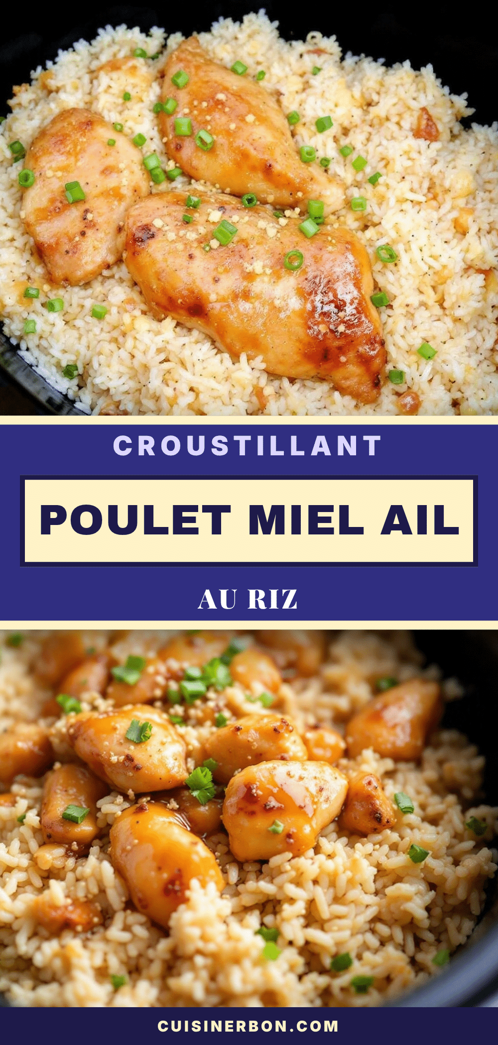 poulet miel ail croustillant recipe