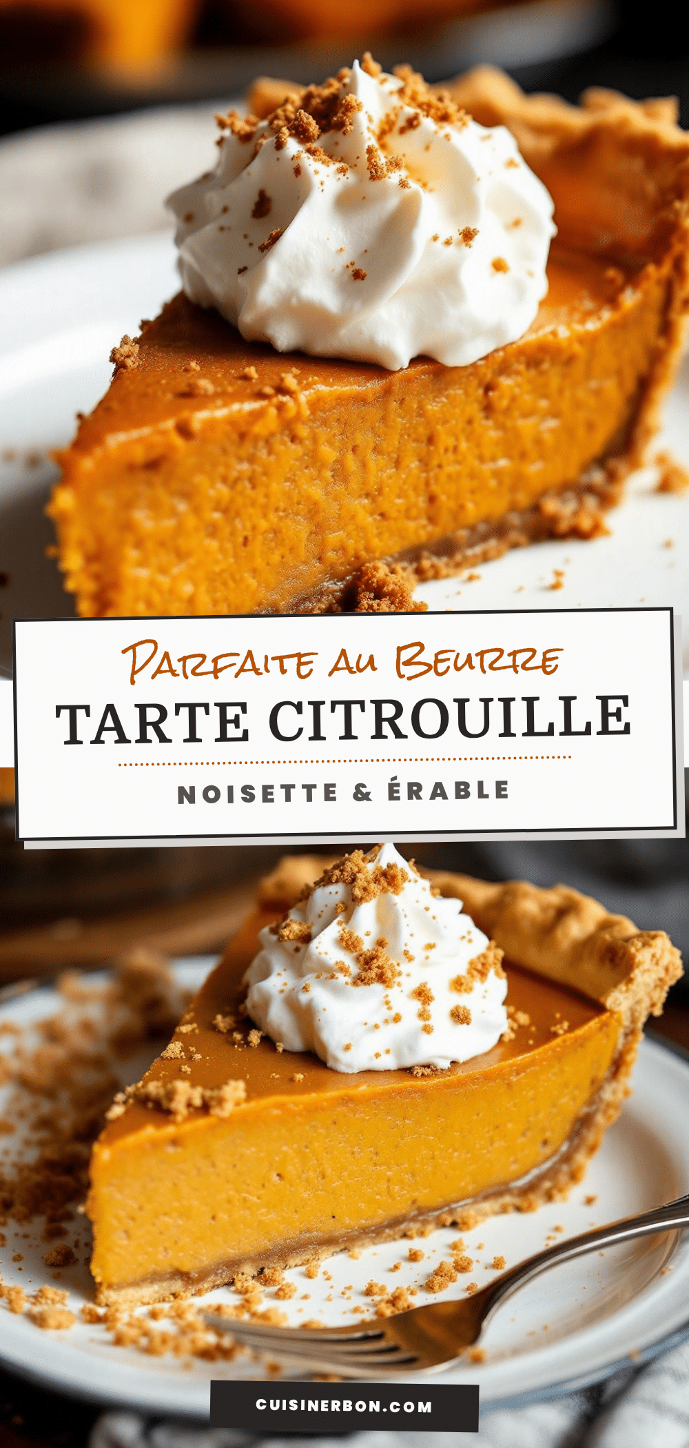 tarte à la citrouille au beurre noisette recipe