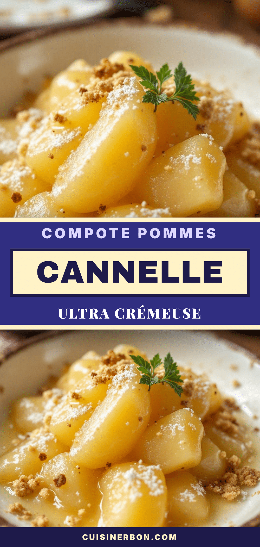 compote de pommes maison à la cannelle recipe