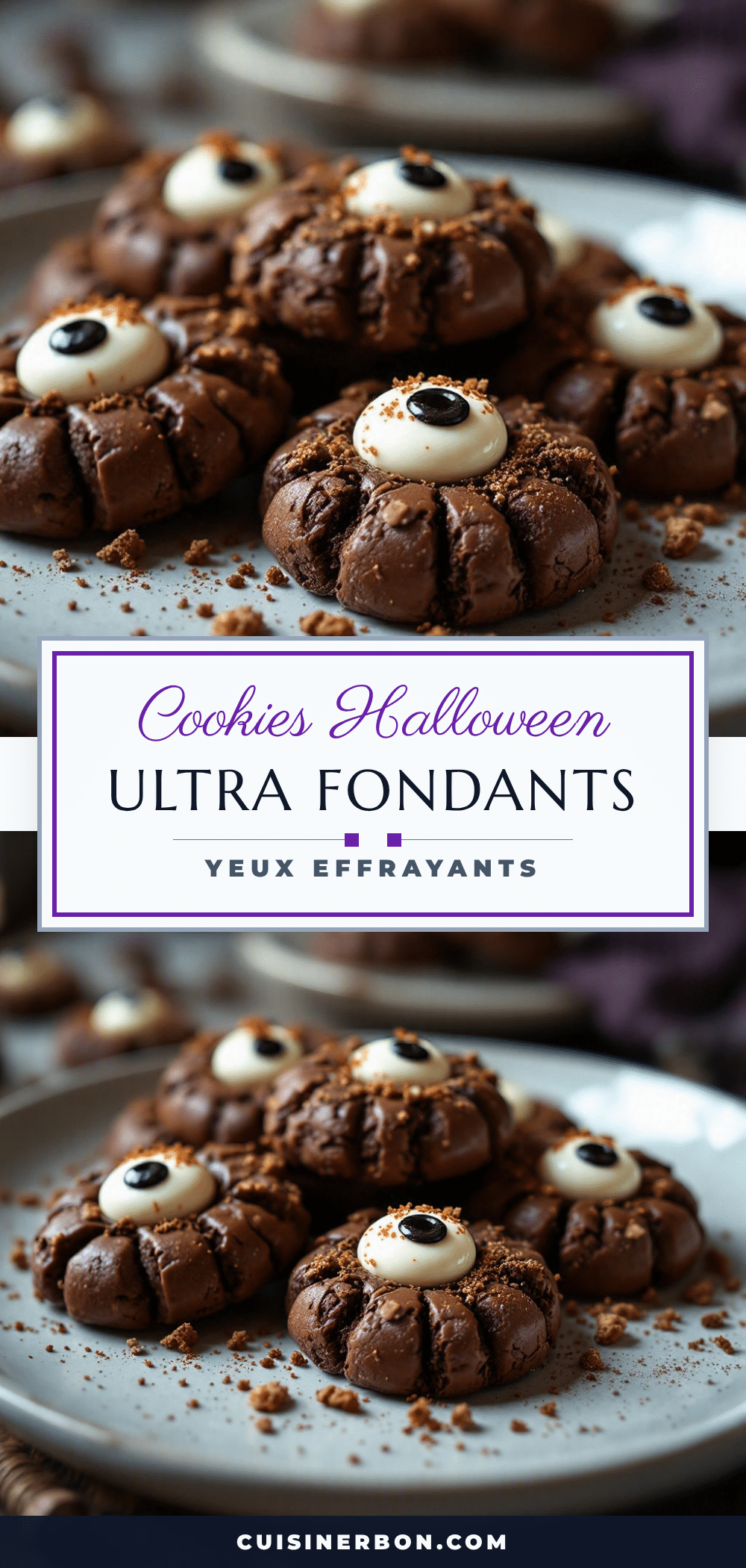 Cookies Halloween aux Yeux Effrayants recipe