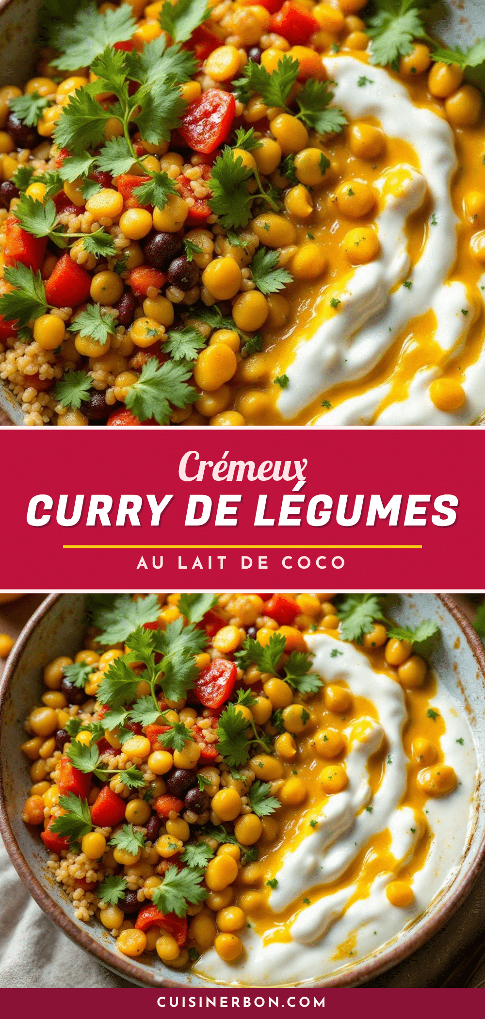 curry de légumes crémeux recipe