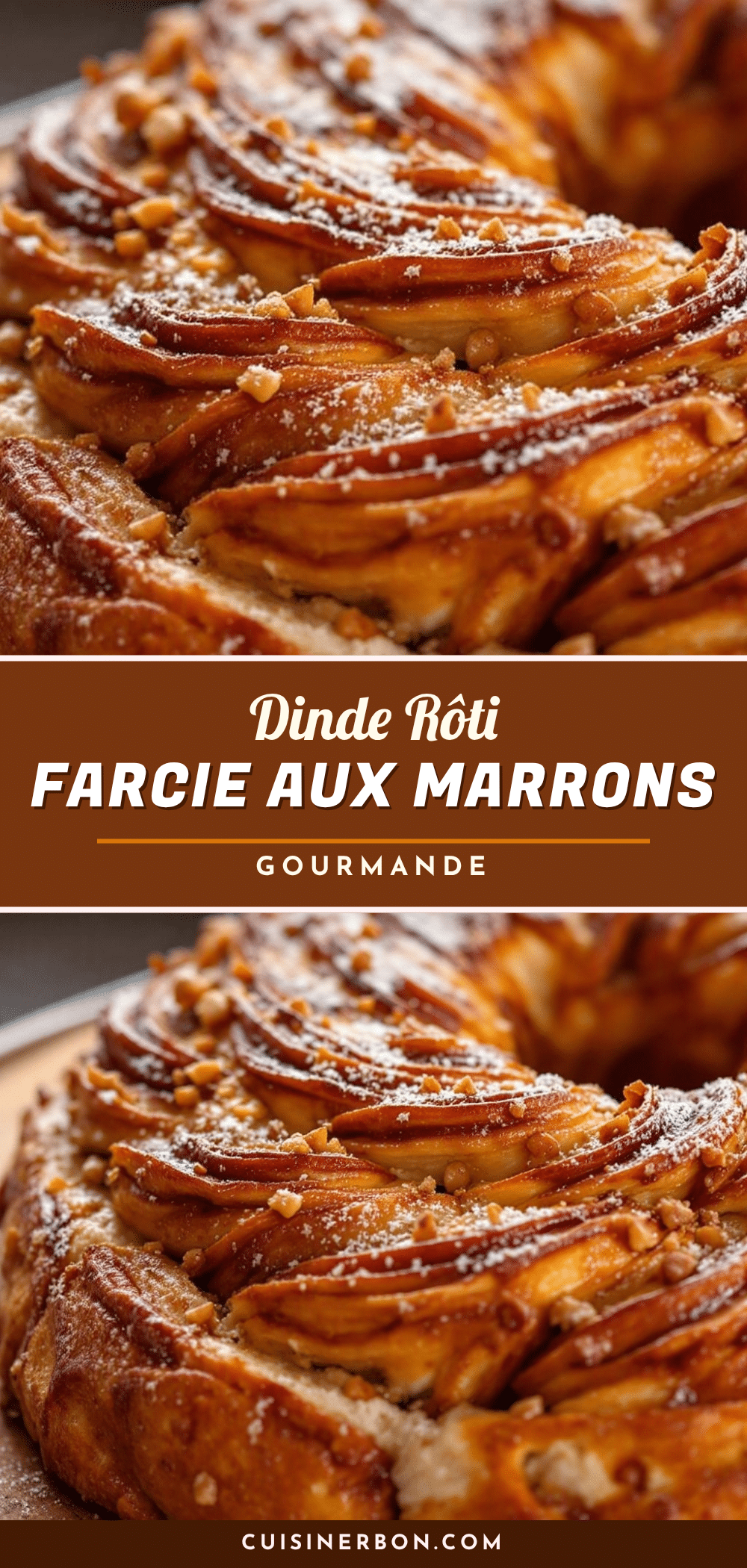dinde rôti farcie aux marrons recipe