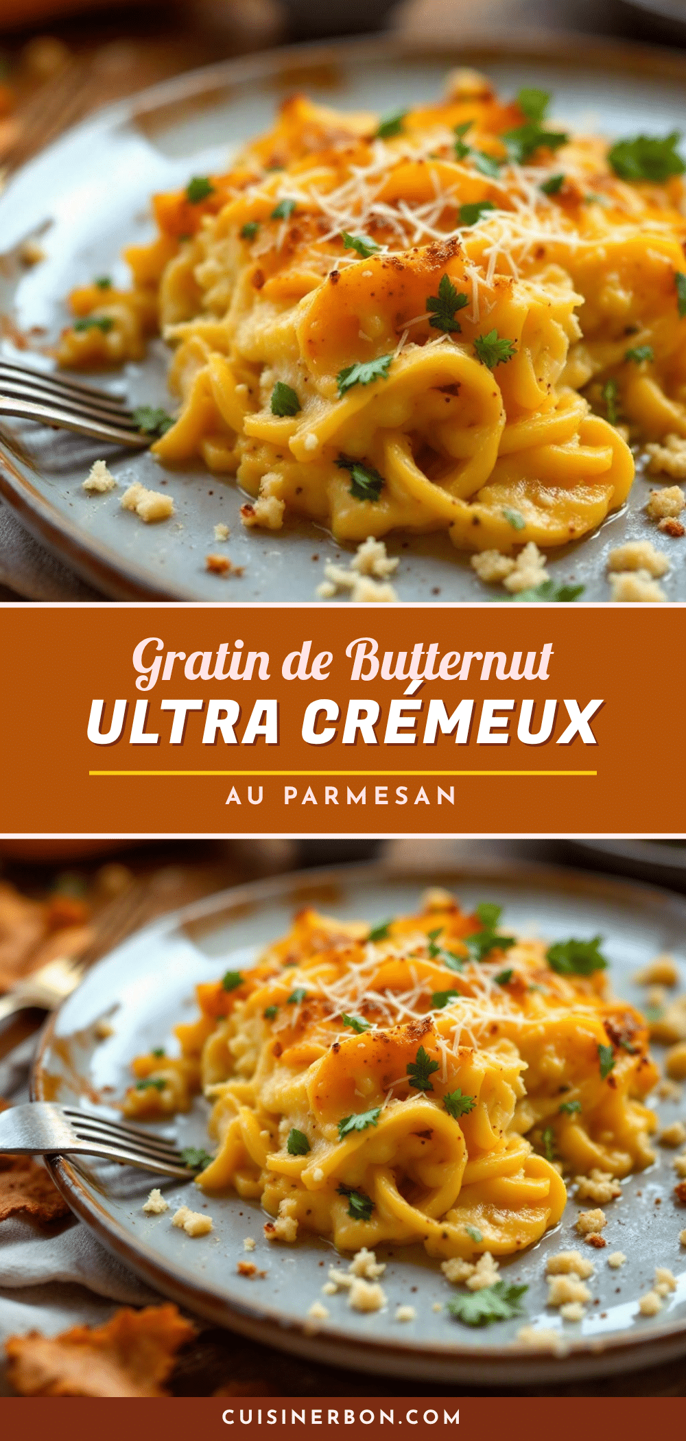 gratin de courge butternut au parmesan recipe