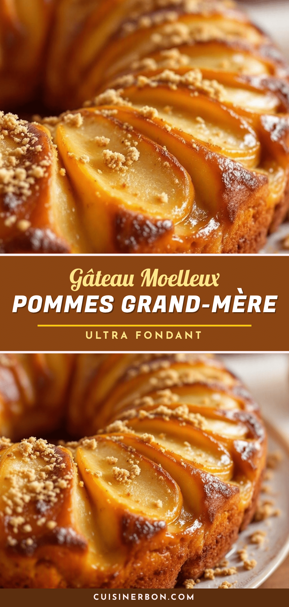 moelleux gâteau aux pommes façon grand-mère recipe