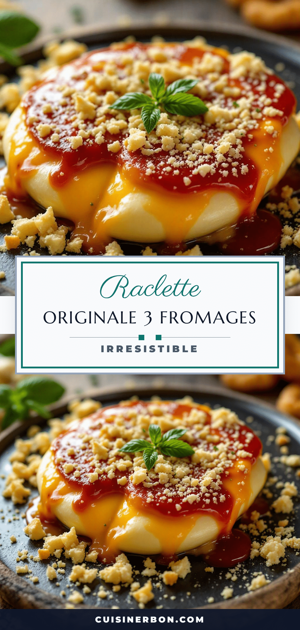 raclette aux trois fromages recipe