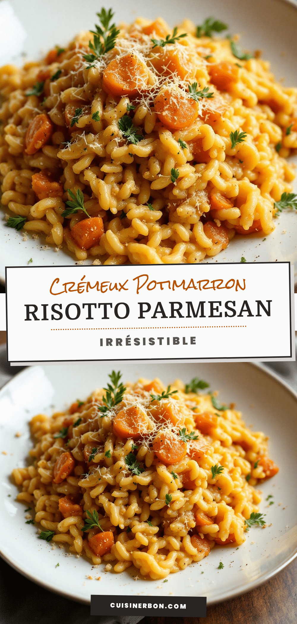 risotto au potimarron et parmesan recipe