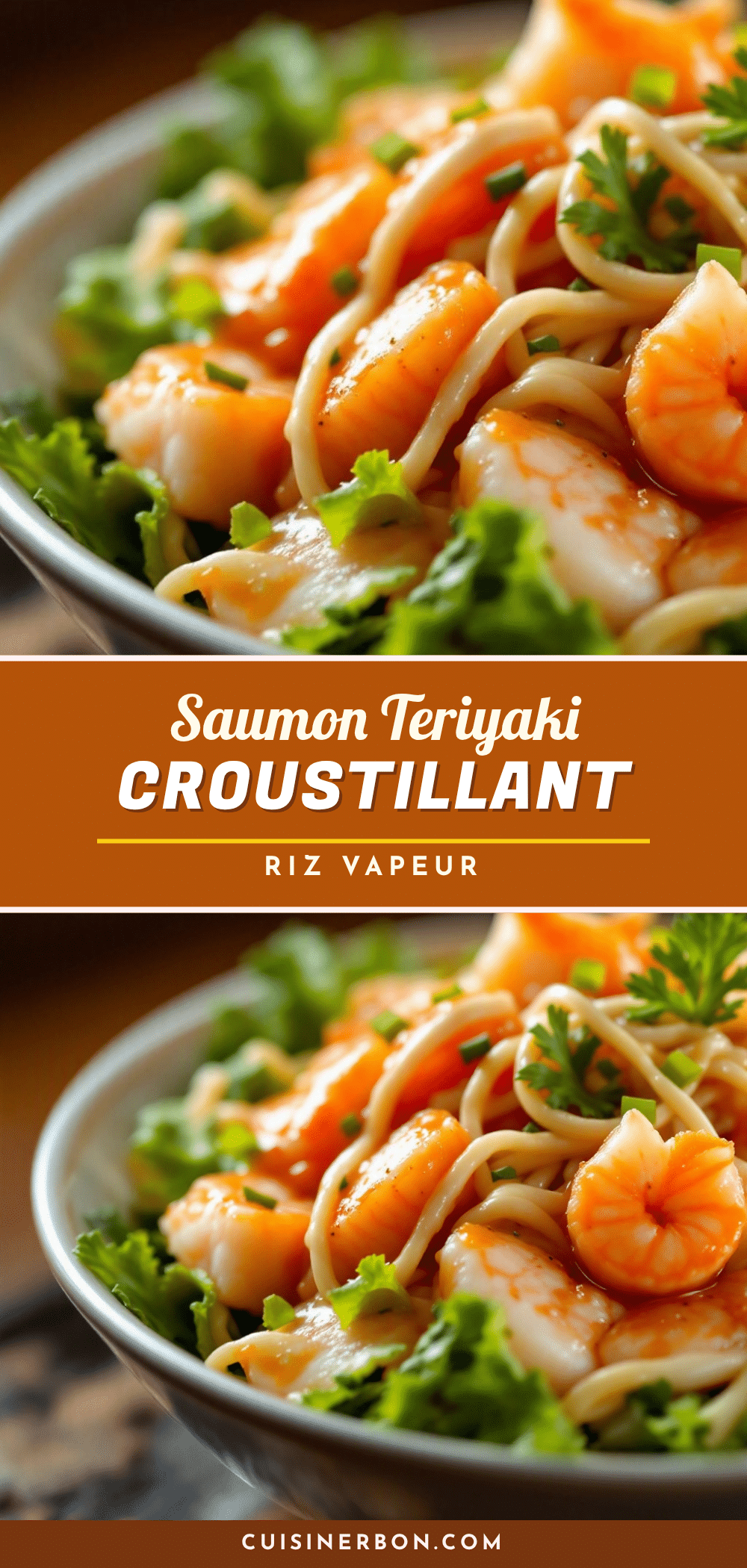 saumon teriyaki croustillant recipe