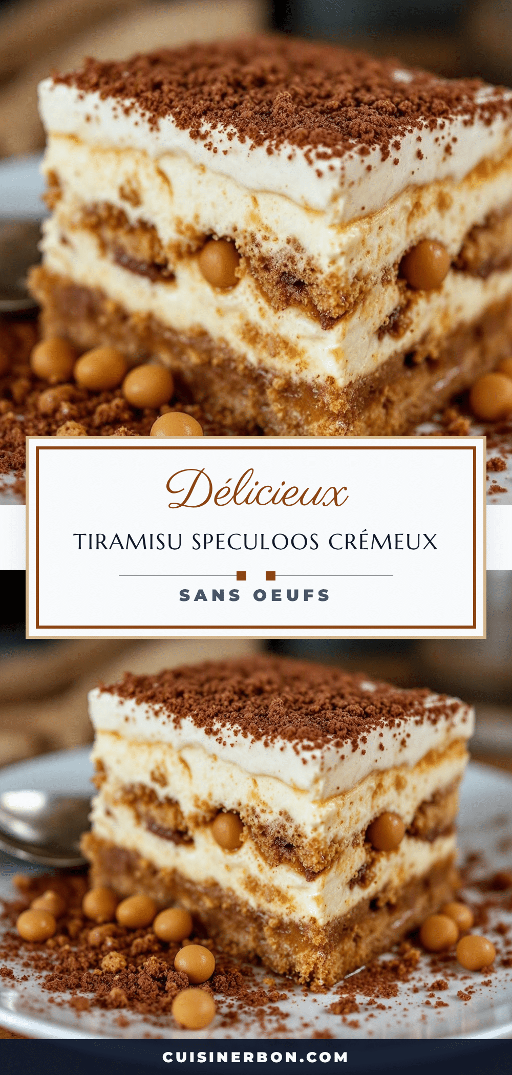 tiramisu speculoos sans oeuf recipe