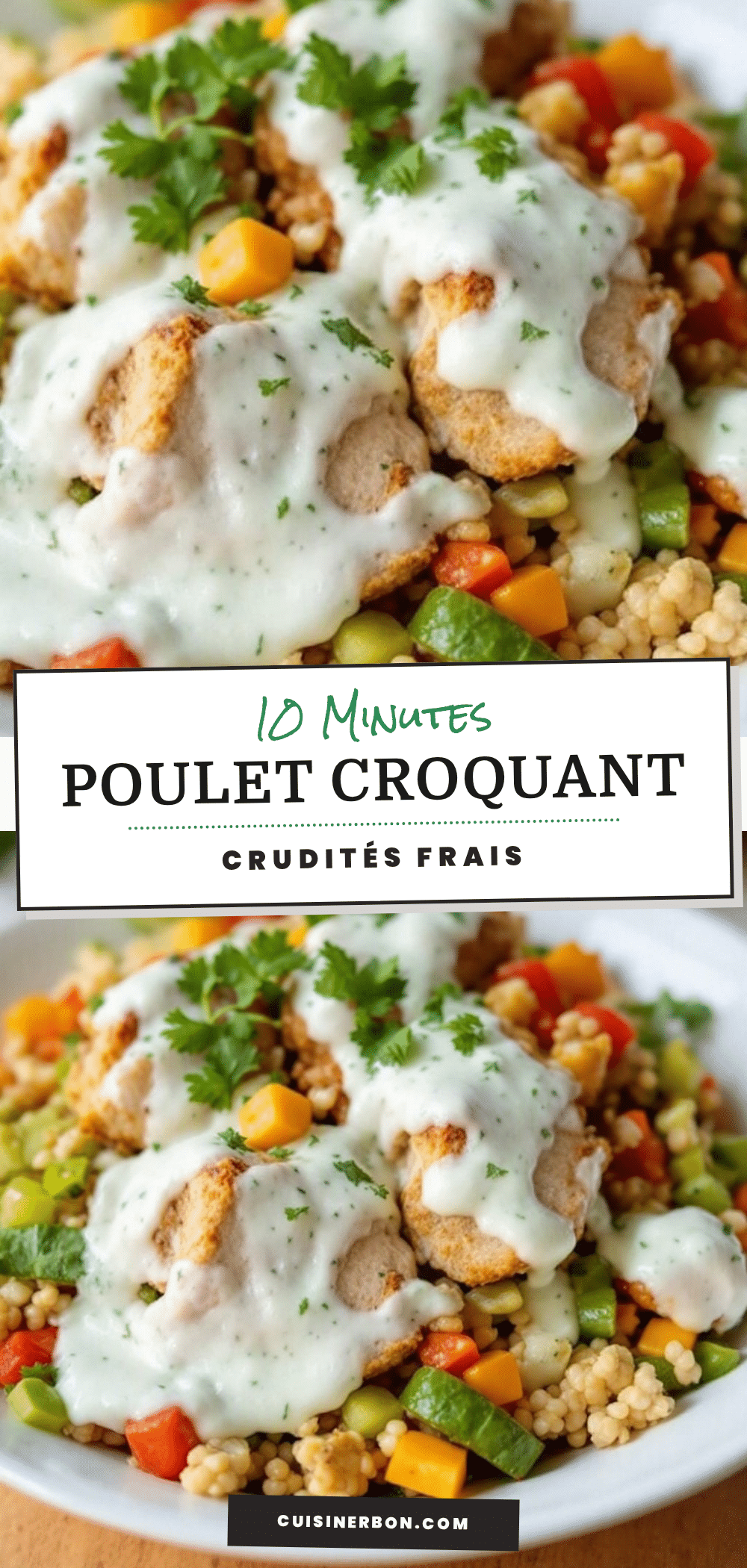 wrap poulet croquant recipe